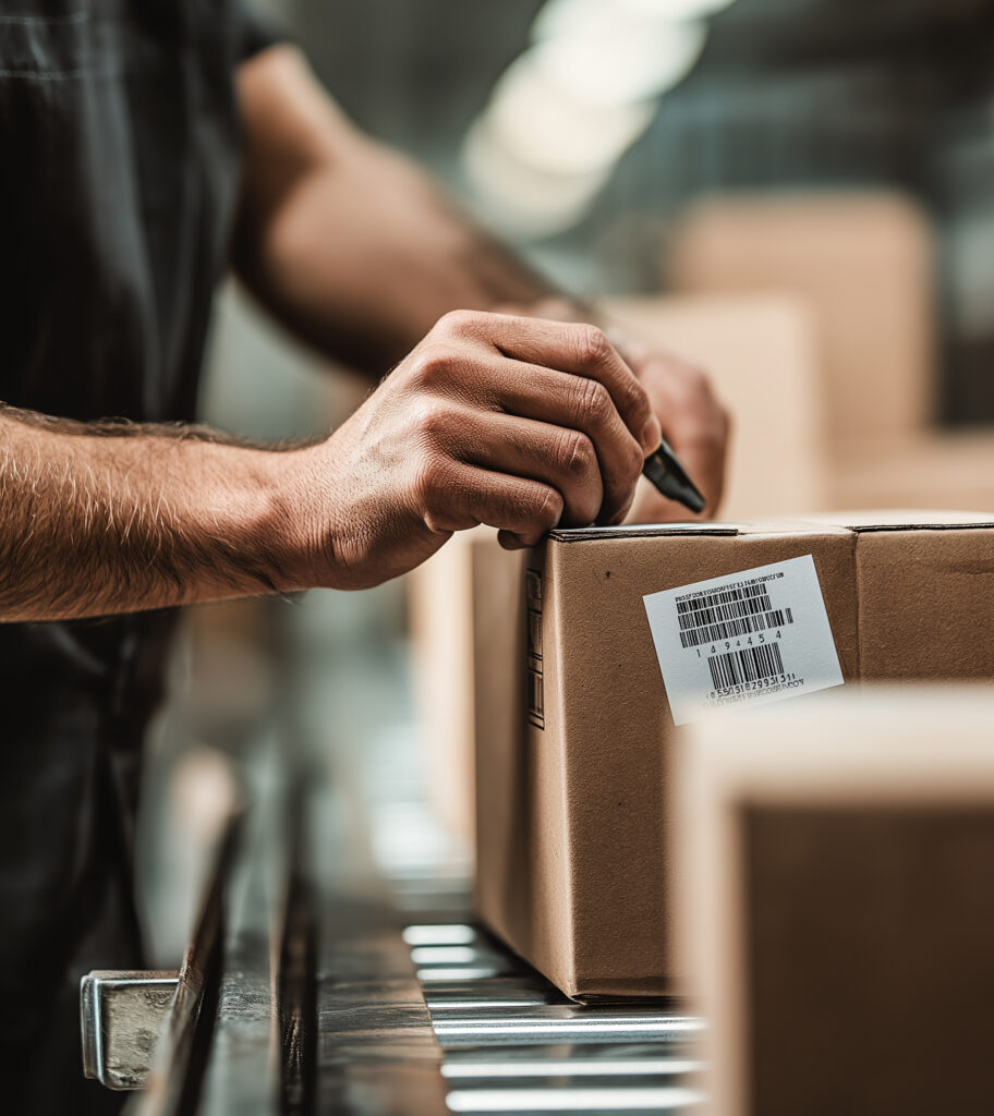 Barcode adhesives in the warehouse